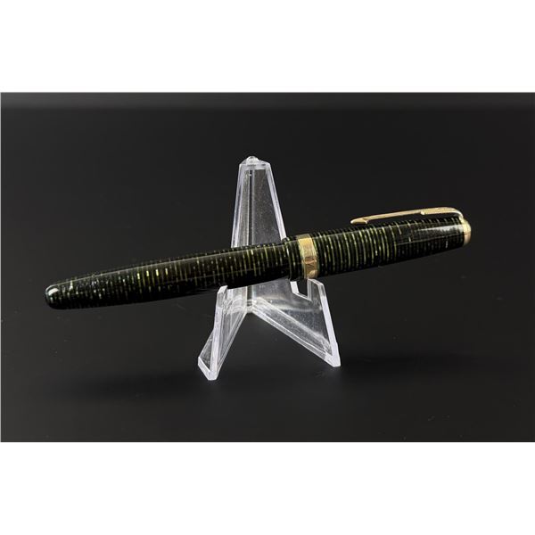 Parker Blue Diamond Striated Fountain Pen