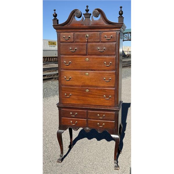 18th Century Spanish Foot Queen Anne Highboy