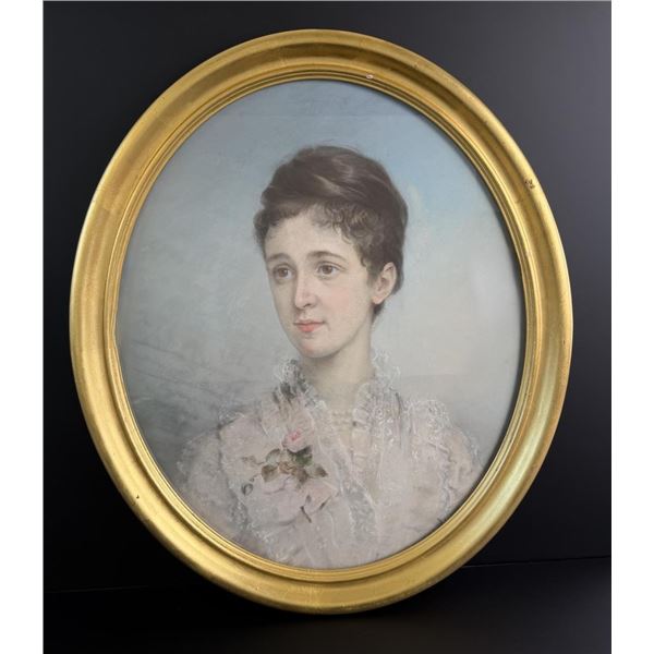 Clarissa Townsend Adee New York Portrait Drawing
