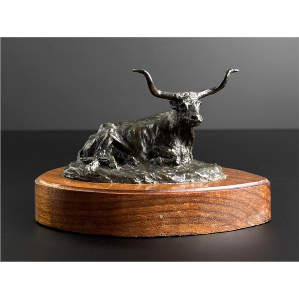 Bob Scriver Montana Longhorn Steer Bronze