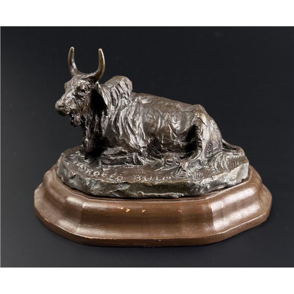 Bob Scriver Montana Rodeo Bull Bronze
