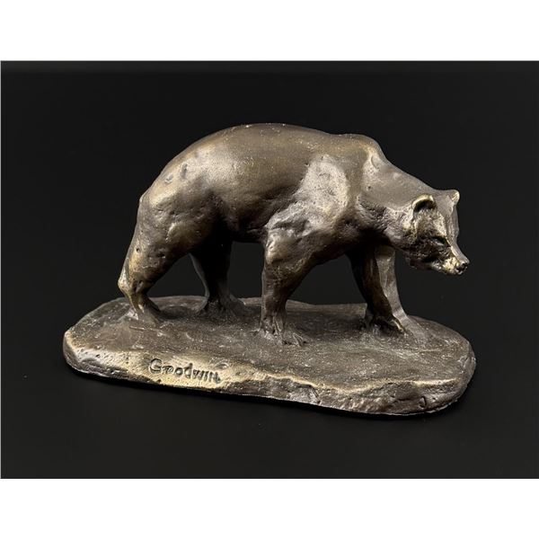 Philip R Goodwin Walking Bear Bronze