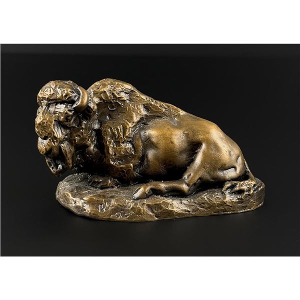Daro Flood Reclining Buffalo Bronze