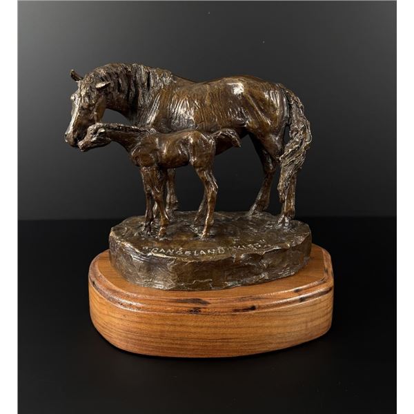 Bob Scriver Rangeland Kiss Bronze