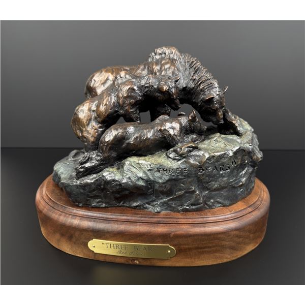 Bob Scriver Three Bears Bronze