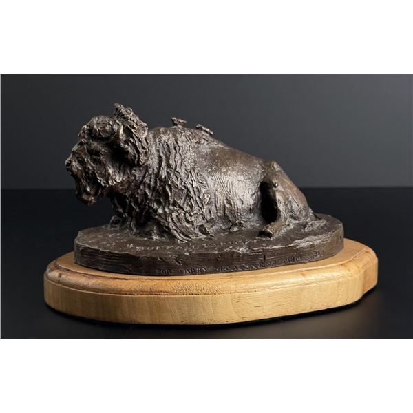 Bob Scriver Buffalo Birds Bronze