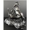 Image 2 : Henry Van Wolf Fighting Stallions Bronze