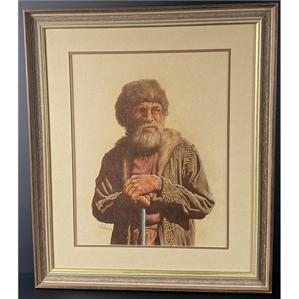 Stanley Stan Hughes Mountain Man Painting