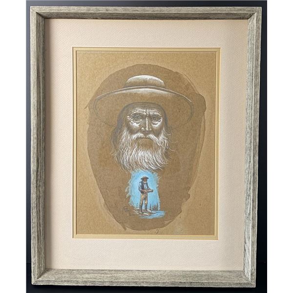 Marvin Enes Mountain Man Painting