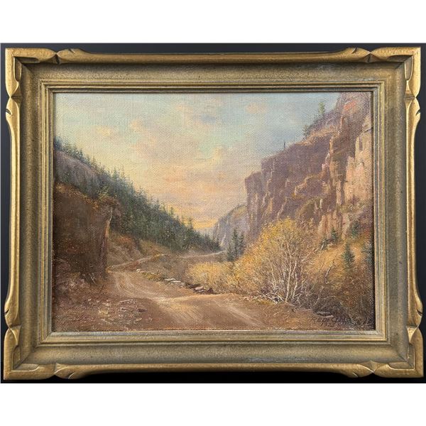 Ralph Earl DeCamp Helena Montana Oil Painting