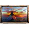 Image 2 : Colt Idol Many Horse Sundown Painting