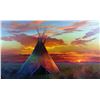 Image 3 : Colt Idol Many Horse Sundown Painting