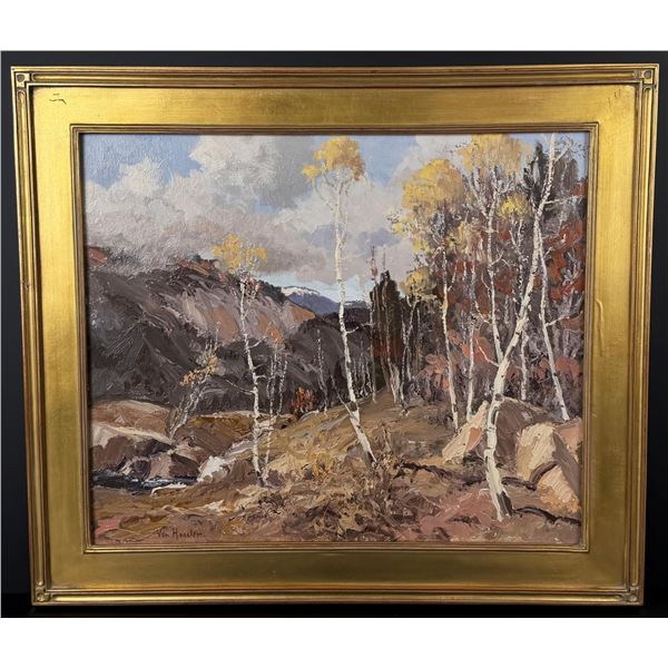 Carl Von Hassler Mountain Landscape Painting