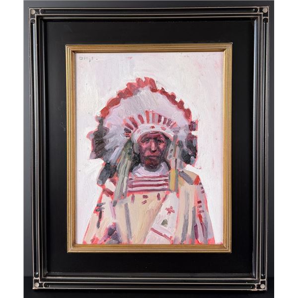 Aaron Hazel Native American Indian Painting