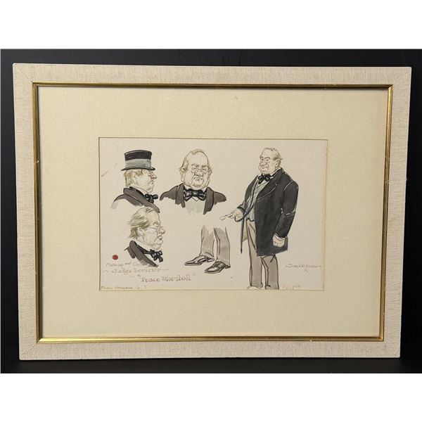 Joe De Yong Judge Lorimer Peace Marshall Painting