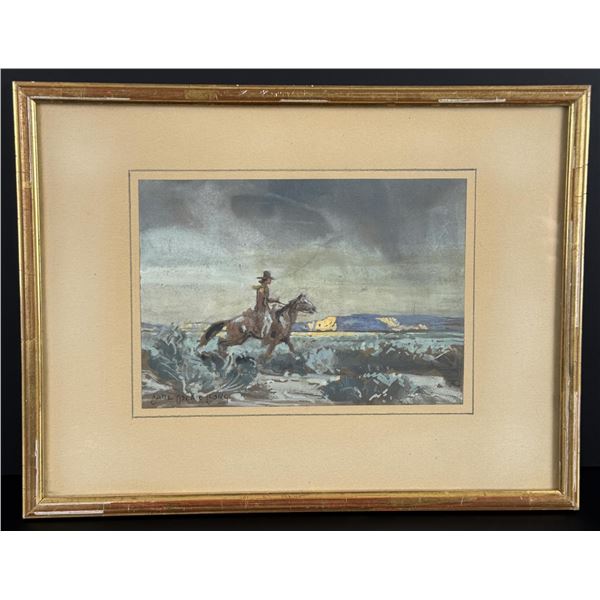 Carl Oscar Borg The Ride Painting