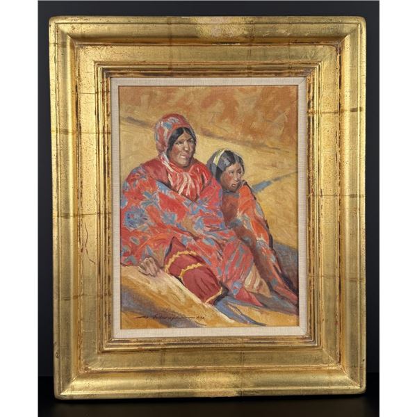 Mel Fillerup Mother and Daughter Painting