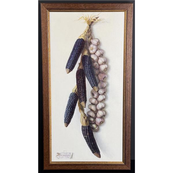 Turid Pedersen Hopi Indian Blue Corn Painting