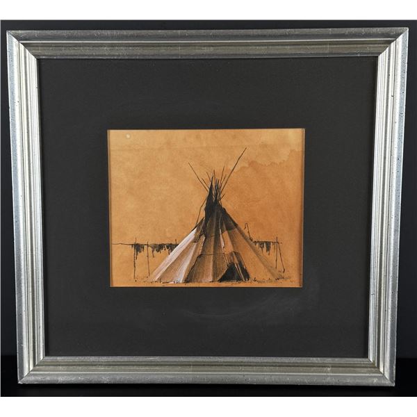 Michael Coleman Blockpost Tepee Painting