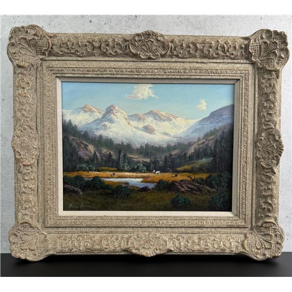 Heinie Hartwig Kennedy Creek with Cattle Painting