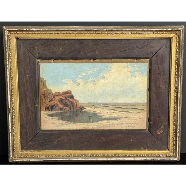 William Trost Richards Scene from Nahant Painting