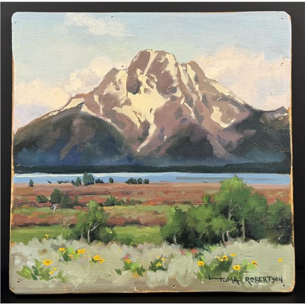 Linda Tuma Robertson Mt Moran Wyoming Painting