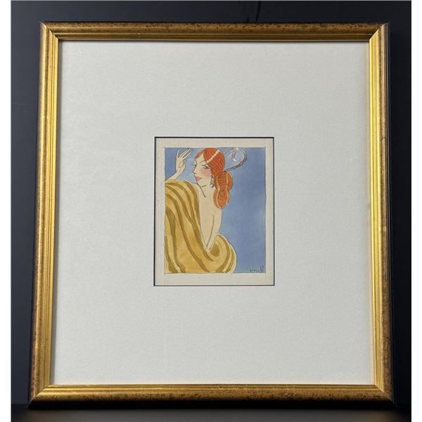 Appel Art Deco Magazine Illustration Painting