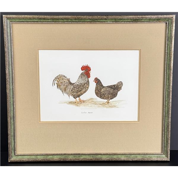 Richard Greeves Chickens Painting