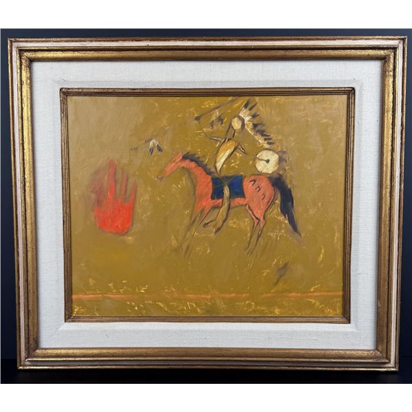Native American Indian Warrior Painting