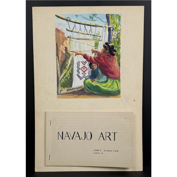 Janet Streeter Navajo Art Painting Book