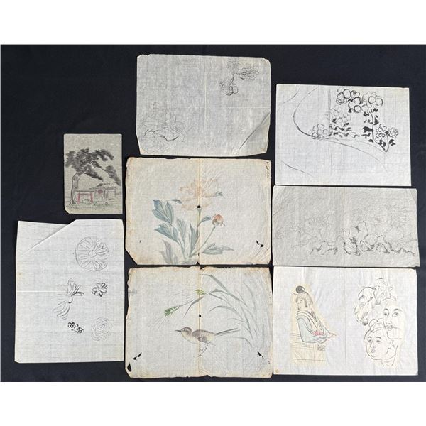 Collection of Antique Japanese Paintings