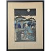 Image 1 : Yoshitoshi Yokohama Japanese Woodblock Print