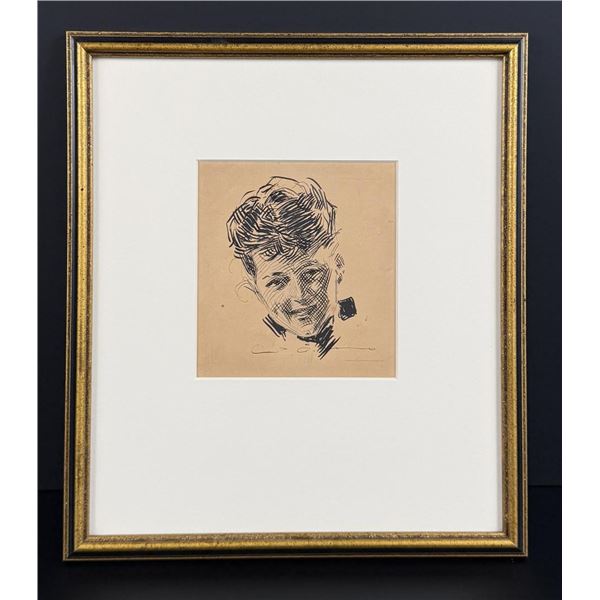 Charles Dana Gibson Gibson Girl Drawing