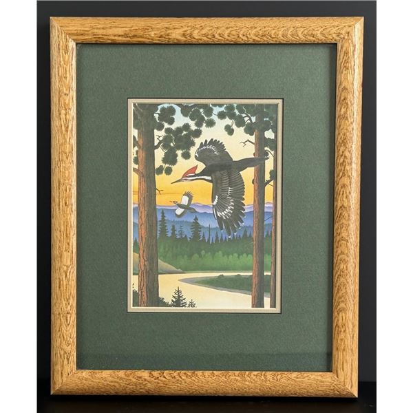 Monte Dolack Pileated Woodpeckers Print
