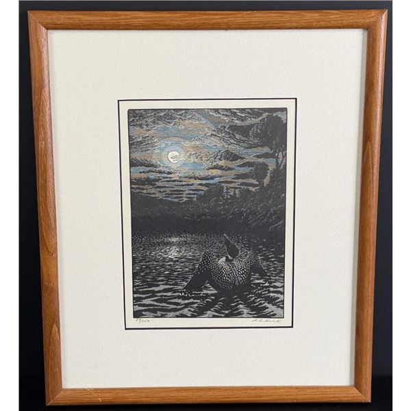 Anthony Kulik Loon Etching