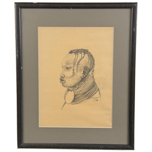 Richard Greeves African Princess Drawing