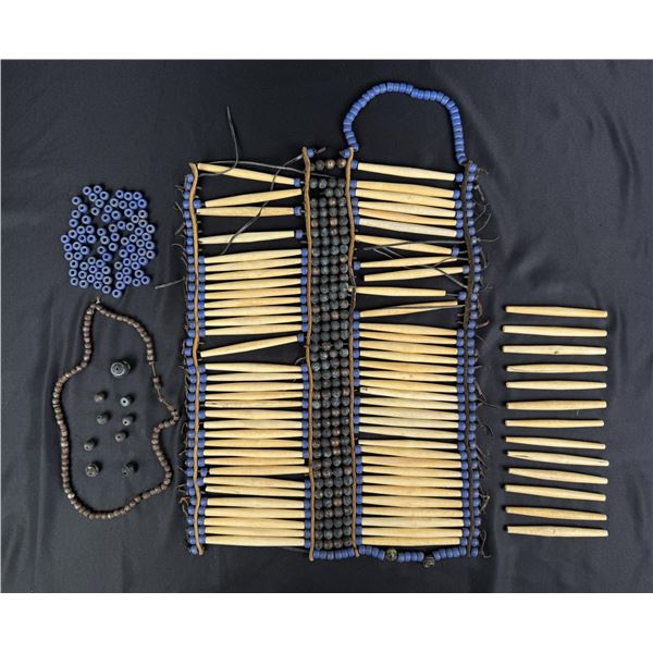 Sioux Native American Indian Hair Pipe Breastplate