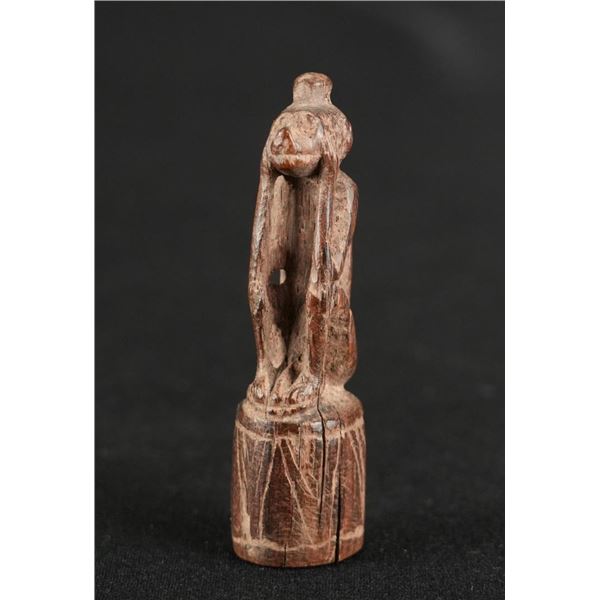 Ancient Egyptian Baboon Wood Amulet of Thoth