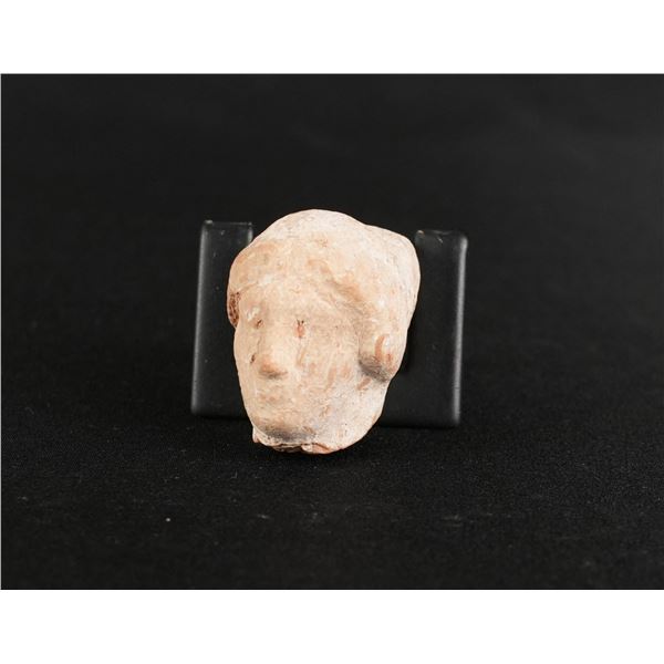Ancient Hellenistic Terracotta Head of Woman