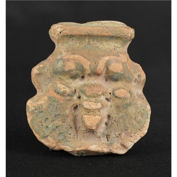 Ancient Egyptian Faience Bes Amulet