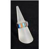Image 2 : Charles Loloma Sterling Cobblestone Inlay Ring
