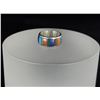 Image 4 : Charles Loloma Sterling Cobblestone Inlay Ring