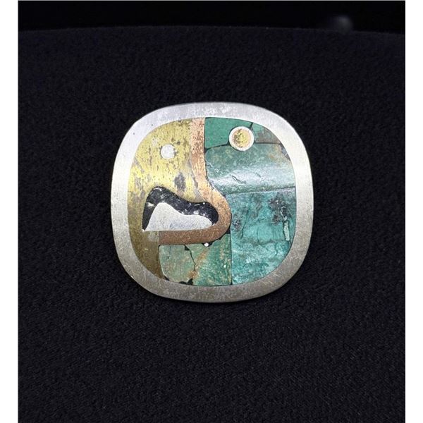 Metales Casado Taxco Mexico Sterling Brooch