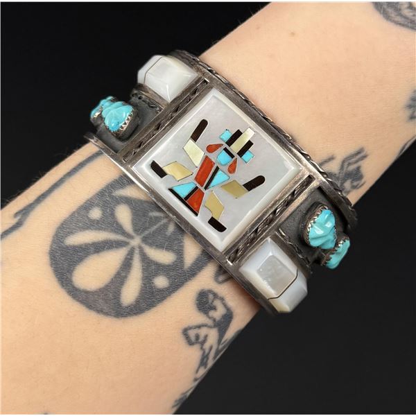 Florentine & Lela Panteah Zuni Sterling Bracelet