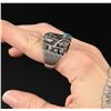 Image 4 : Danny Romero Navajo Sterling Turquoise Coral Ring