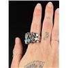 Image 5 : Danny Romero Navajo Sterling Turquoise Coral Ring