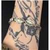 Image 3 : Sterling Marcasite Abalone Bracelet