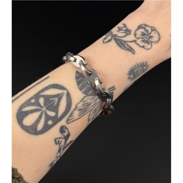 Hermes Nova Sterling Silver Bracelet