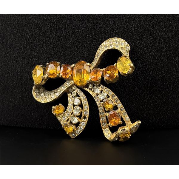 Eisenberg Original Rhinestone Brooch