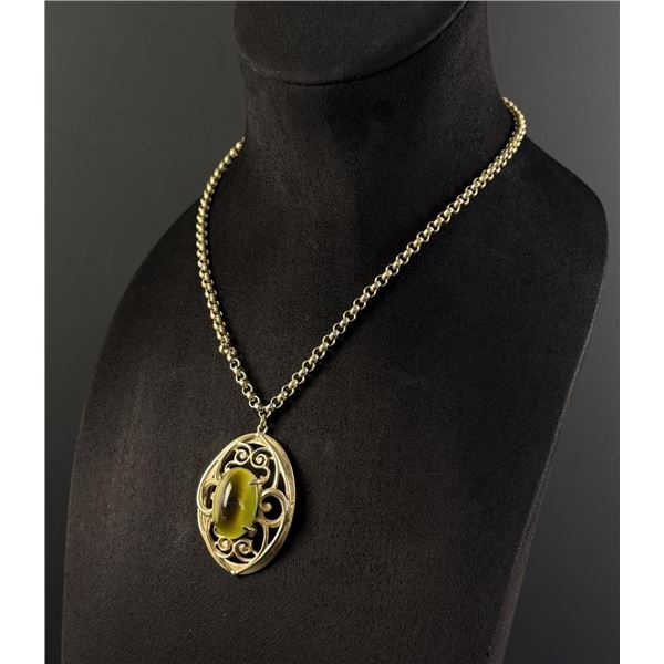 Whiting & Davis Cabochon Necklace